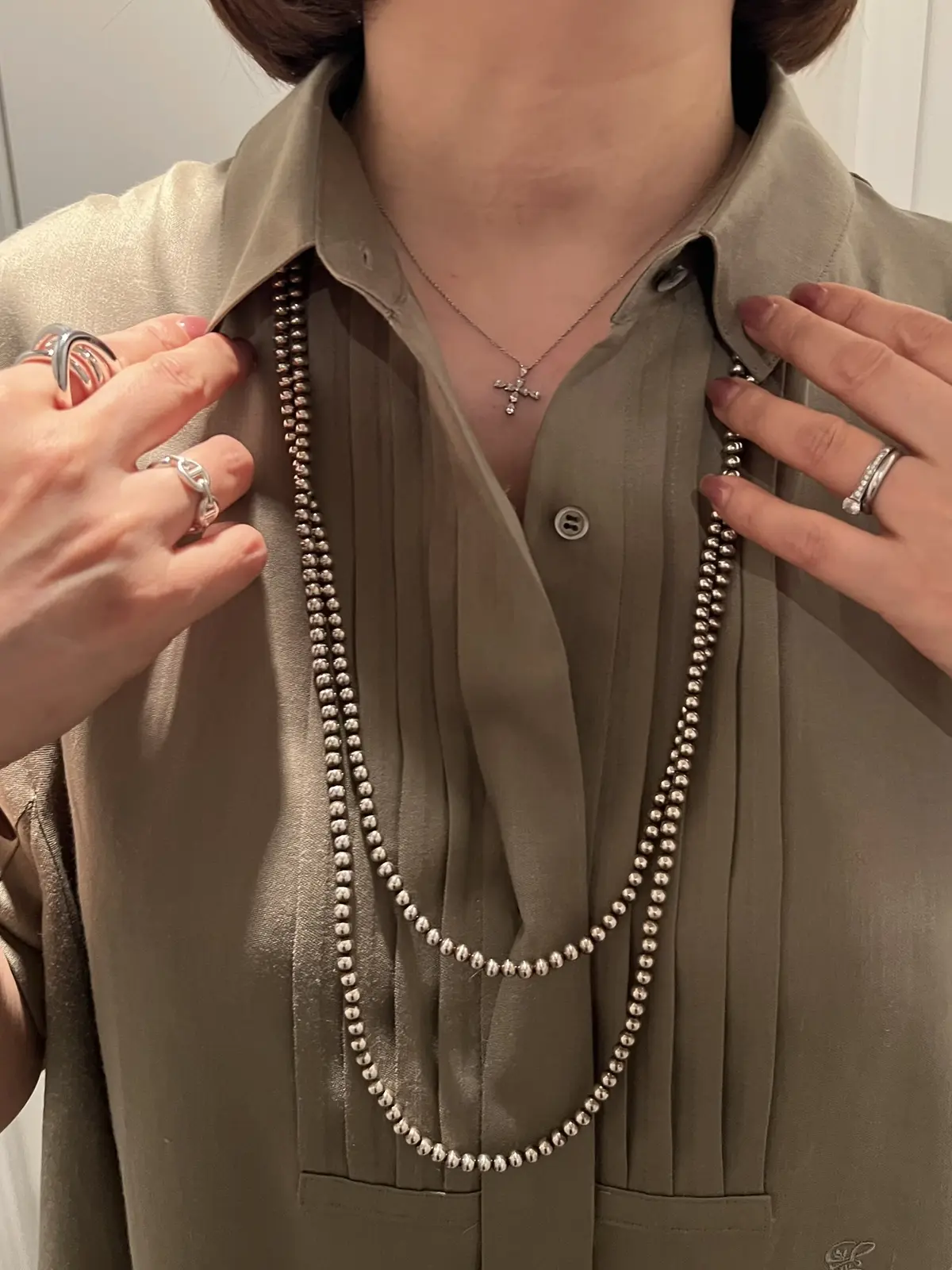 エクラ華組　梅澤千佳子　ネックレス　ebure 