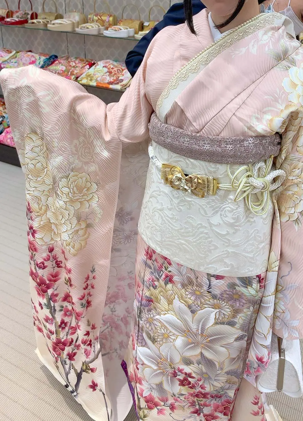 あべのハルカス♥イルミネーション♥きものの画像_2