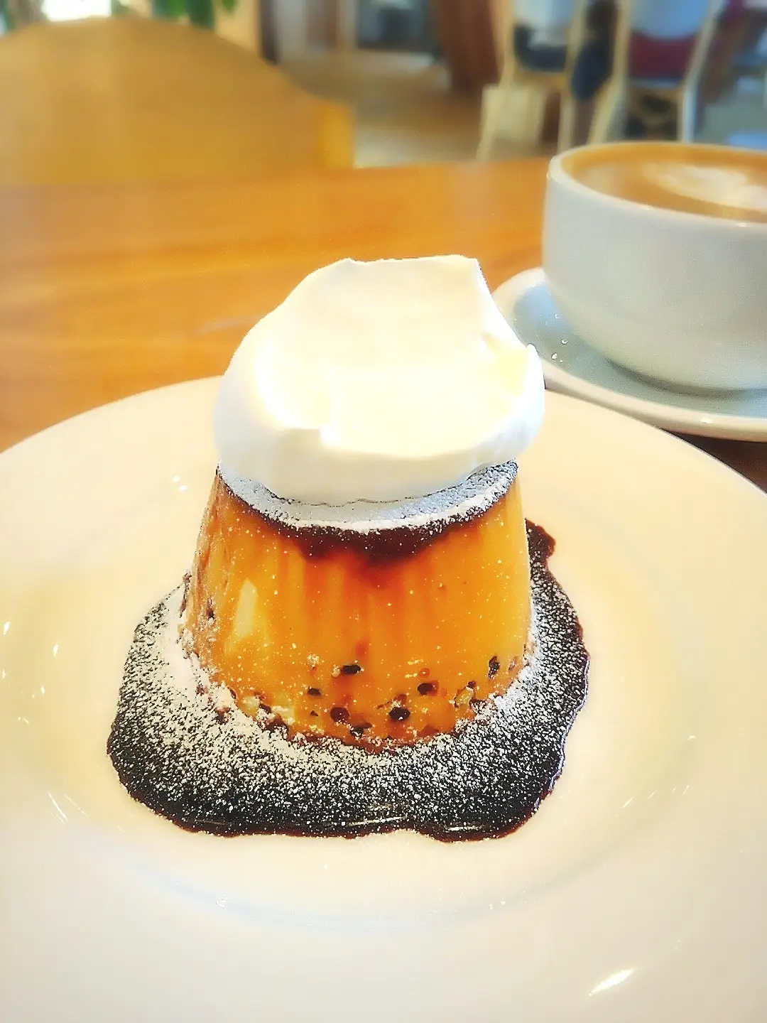 浜田山のカフェ、ou（オウ）、クラシックプリン、カフェラテ、モーニングプレート