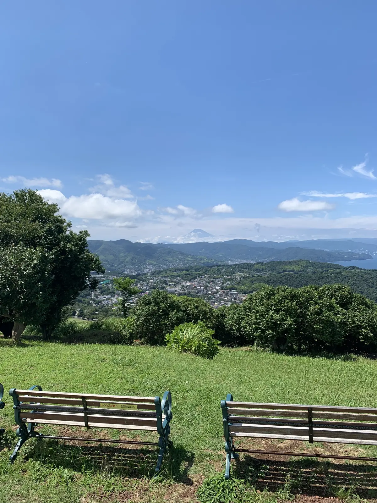 リフト降り場から見える富士山