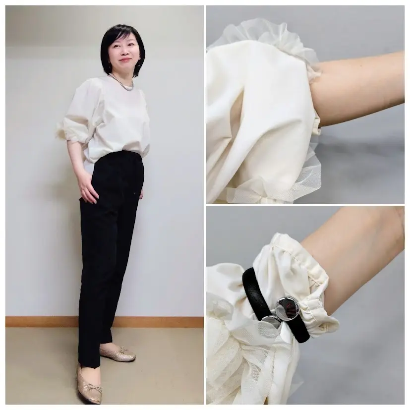 6月前半。アラフィフ秘書お仕事毎日服の画像_5