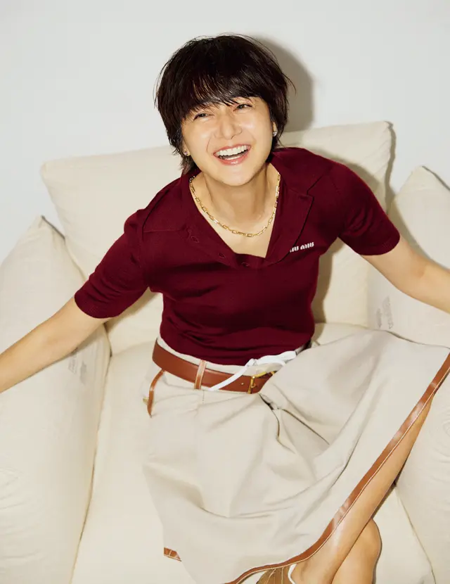 MIU MIUのポロシャツ × Cartierの“サントス”