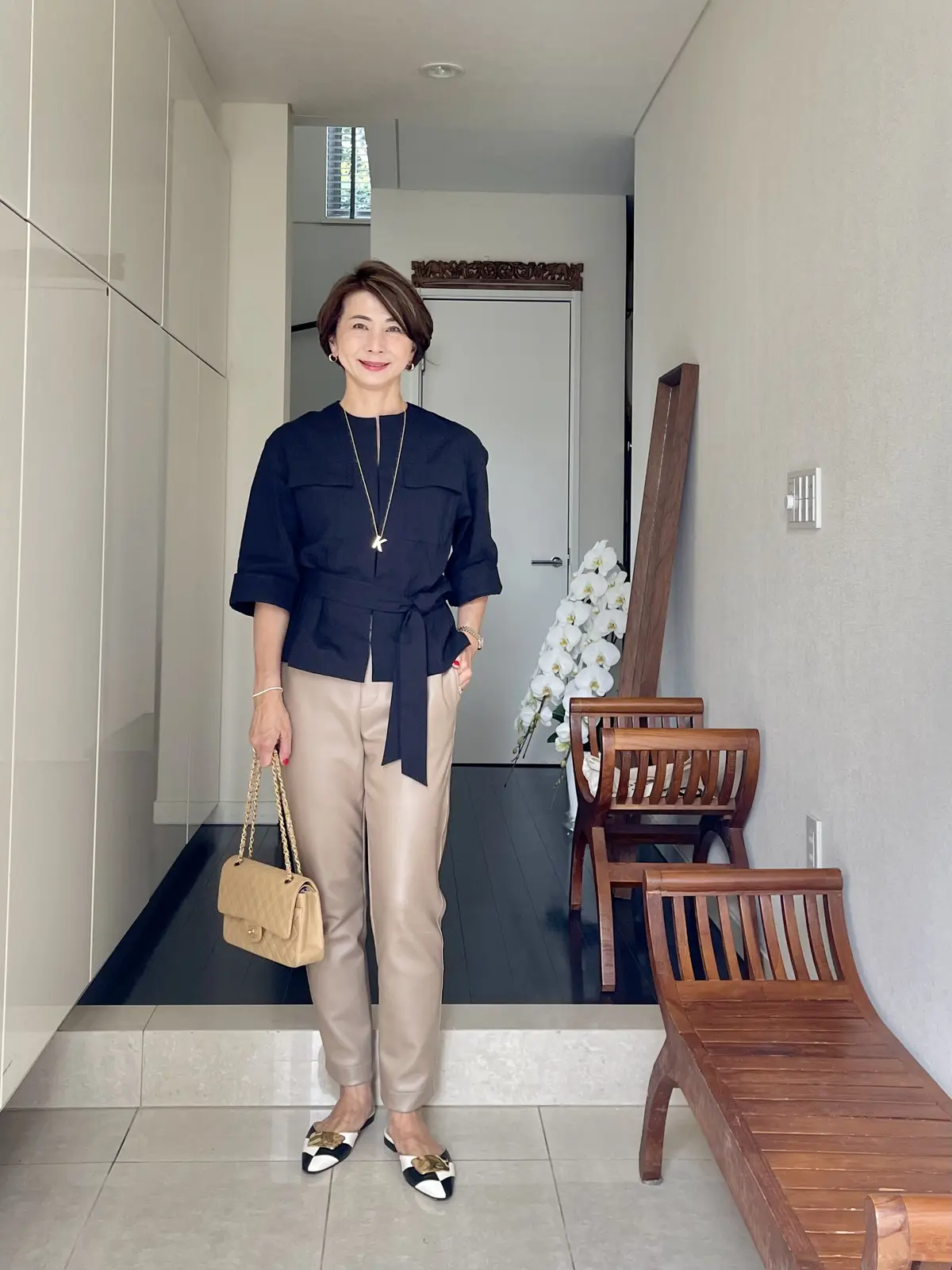 E by eclat リネンのセットアッの画像_9