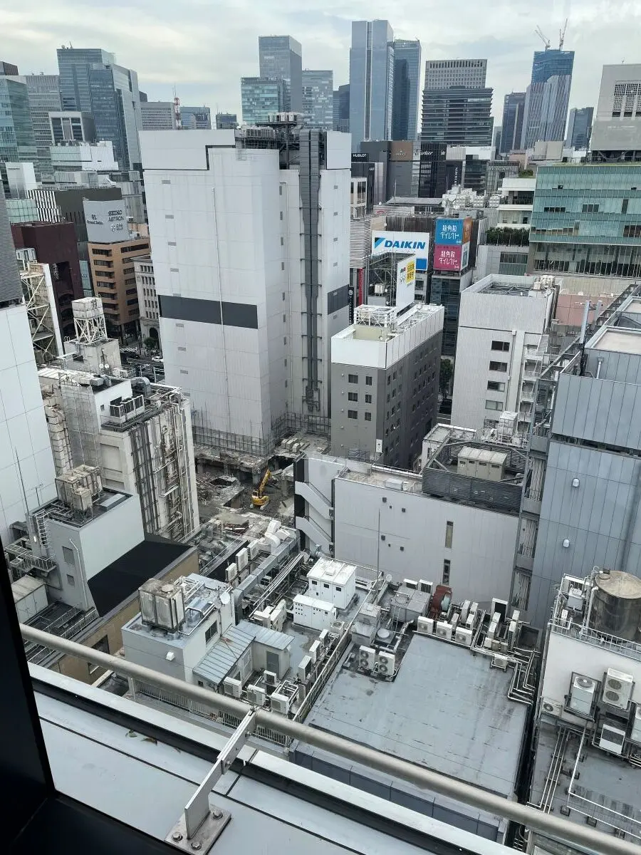 GINZA SIX屋上庭園からの景色