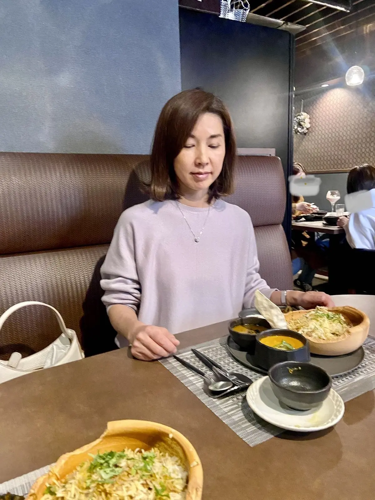 春色ニットでランチの画像_2