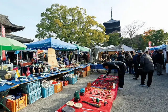 一年で最もにぎわう縁日市「終い弘法」「終い天神」