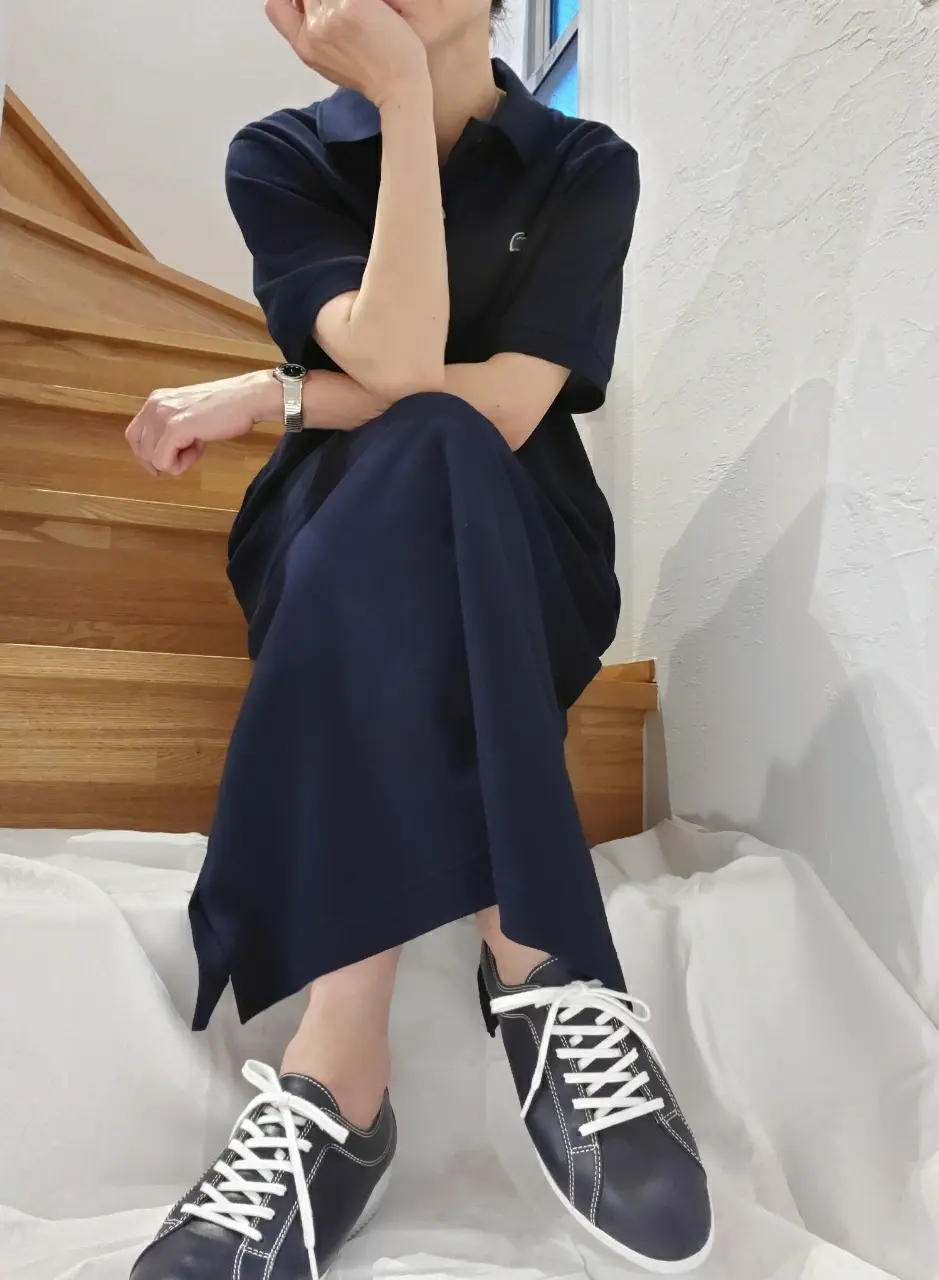 ポロシャツワンピース/BEAMS×LACOSTEコラボ