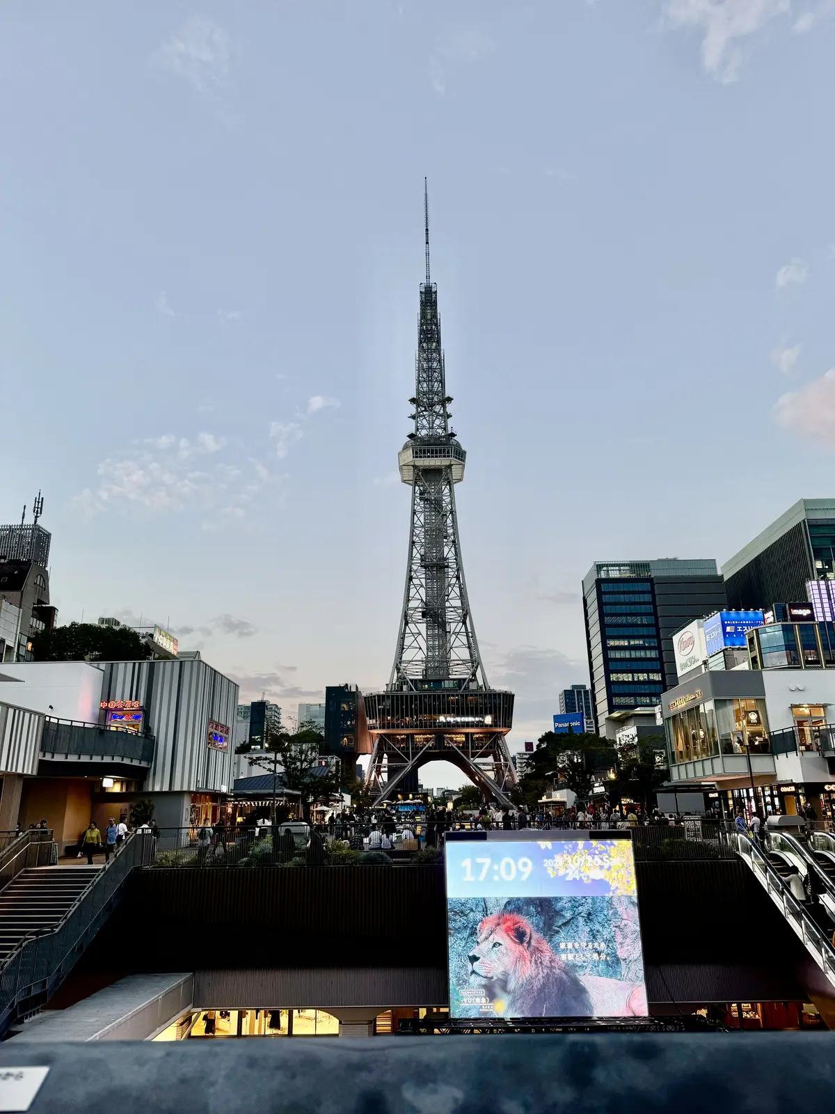 名古屋のTV塔が見える公園でフレイバー紅の画像_1