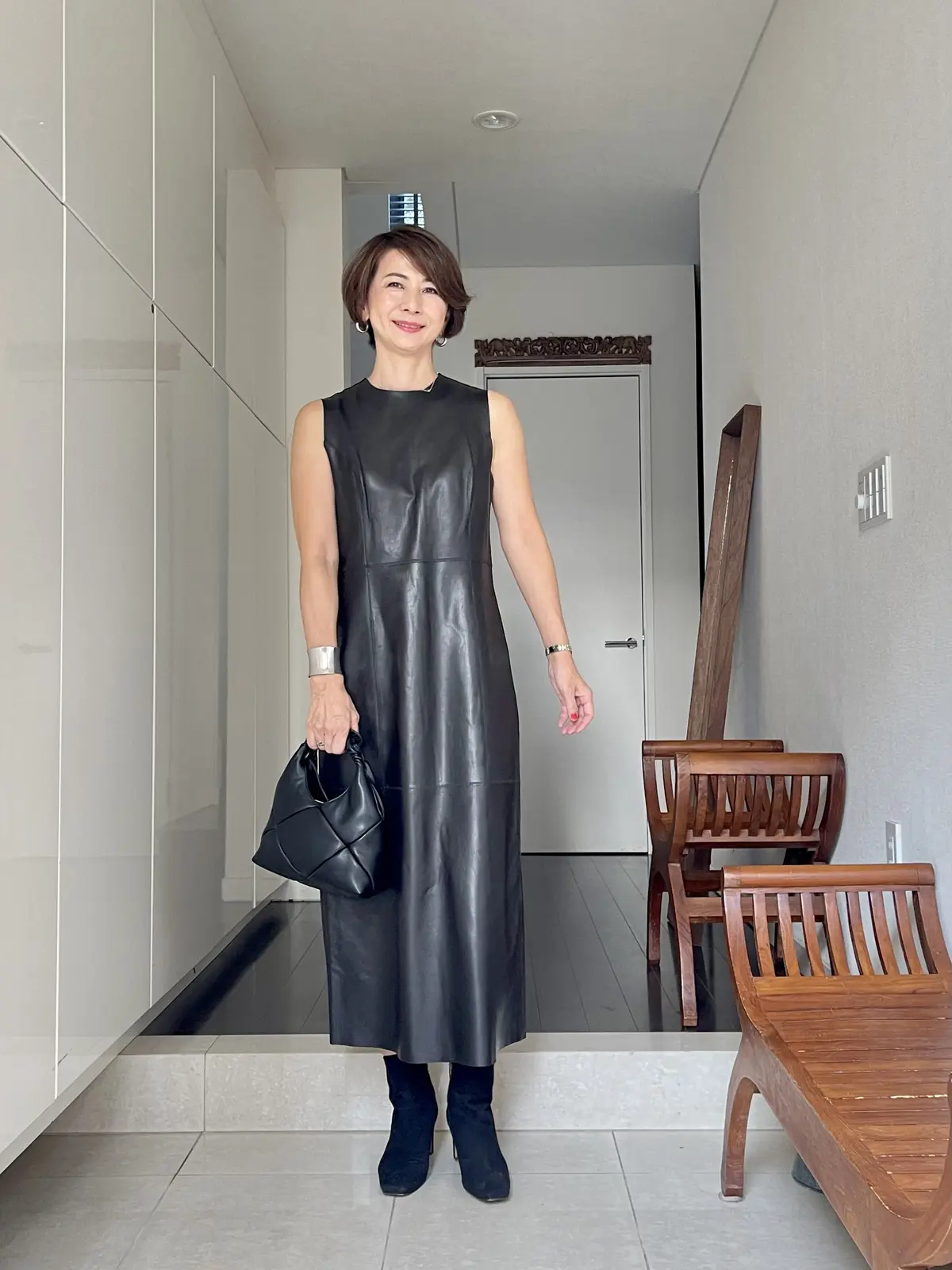 華組スナップはレザー＆ブラックの画像_4