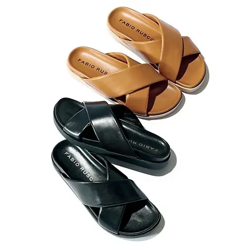  FABIO RUSCONI クロスベルトサンダル ￥27,940