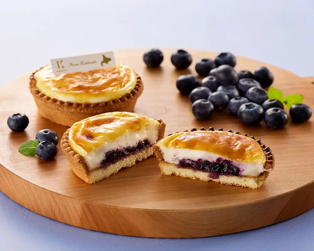 きのとやの「焼きたてブルーベリーチーズタルト」