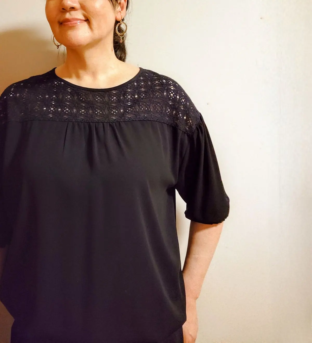 落語コーデ上半身