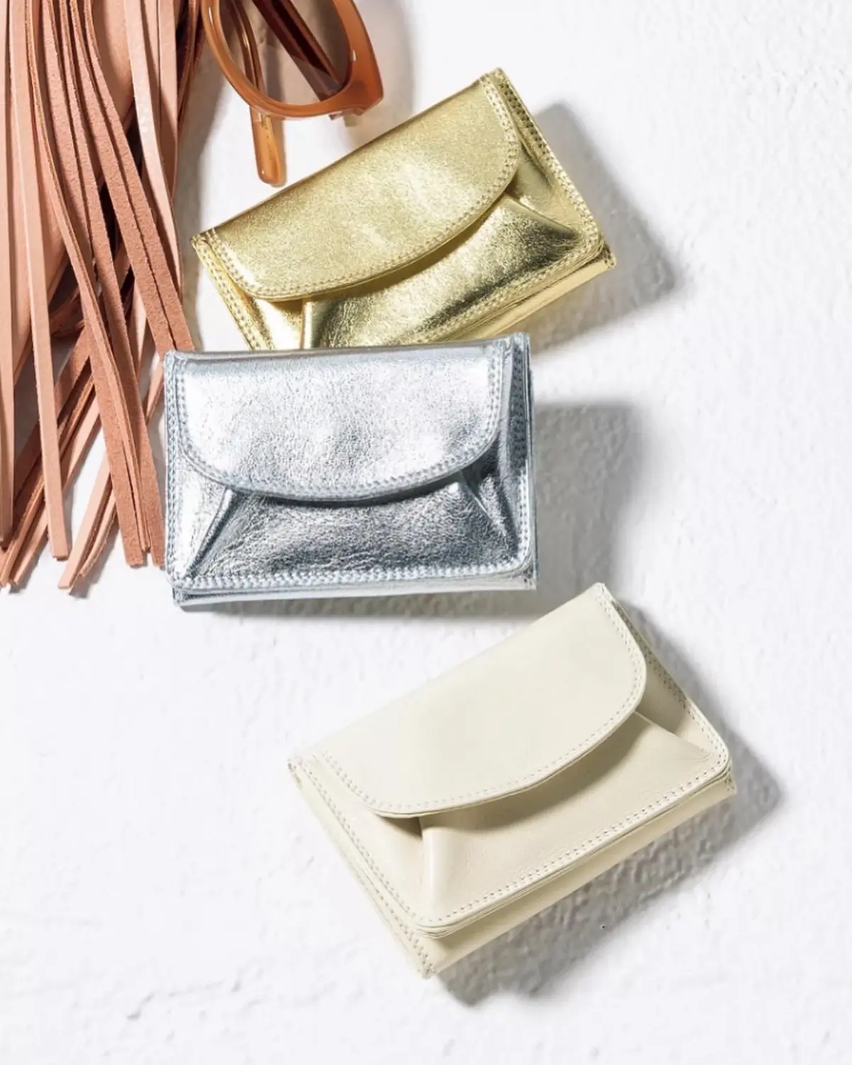  和光×eclat 三つ折り型財布 ￥13200