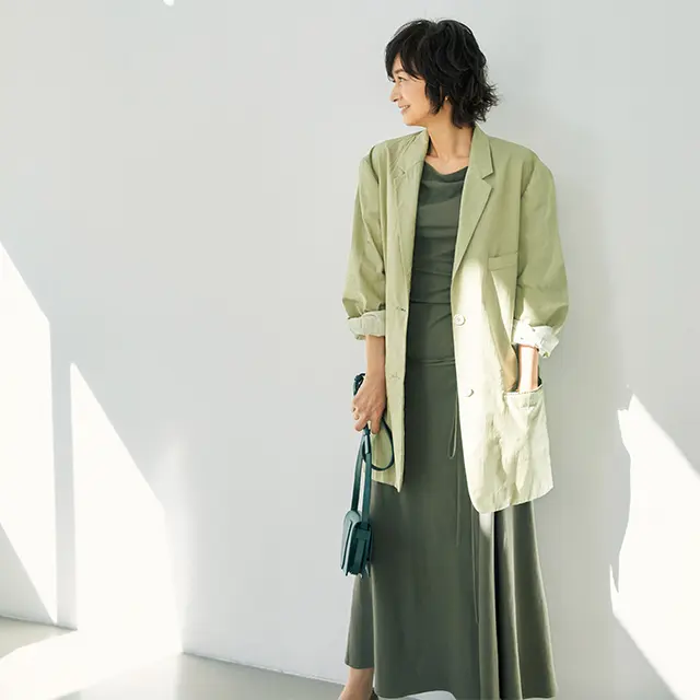 LEMAIREのジャケット　富岡佳子