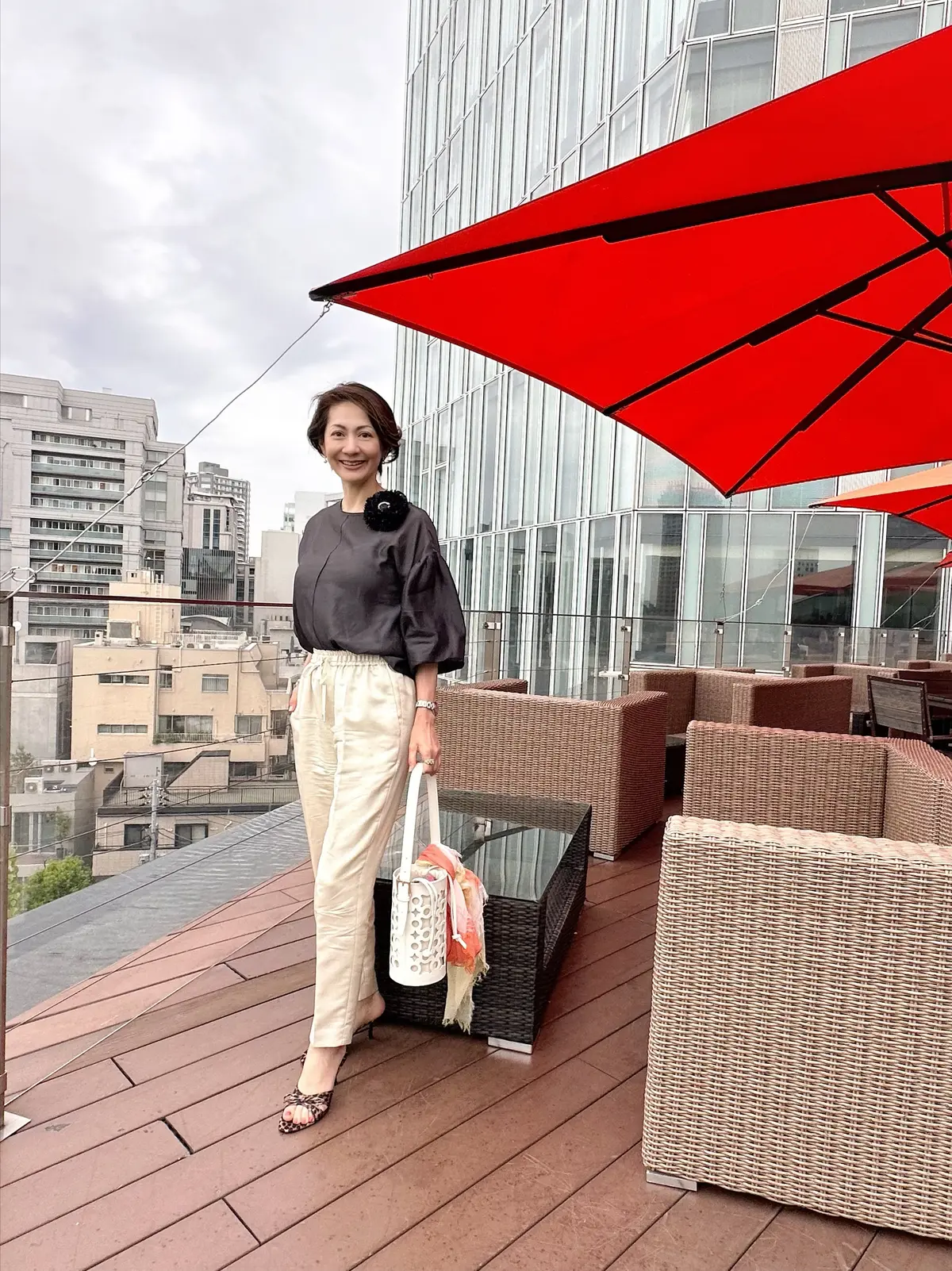 素敵なテラスがあるレストランで女子会ランの画像_13