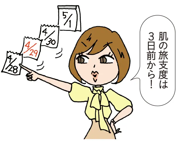 肌の準備を万端に