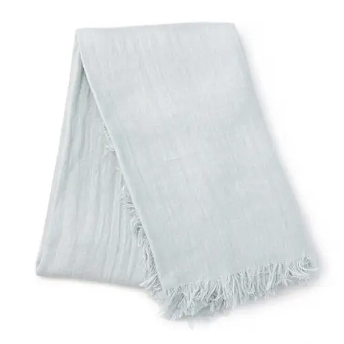 ASAUCE MELER ベルギーリネンフリンジライトストール ￥27,000+税