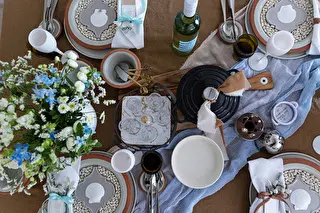 お料理をのせる前の写真です。