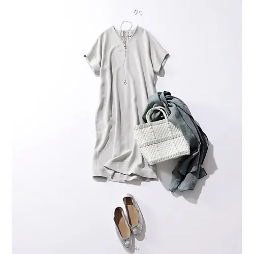 E by eclat とろみコクーンワンピース ￥20,900