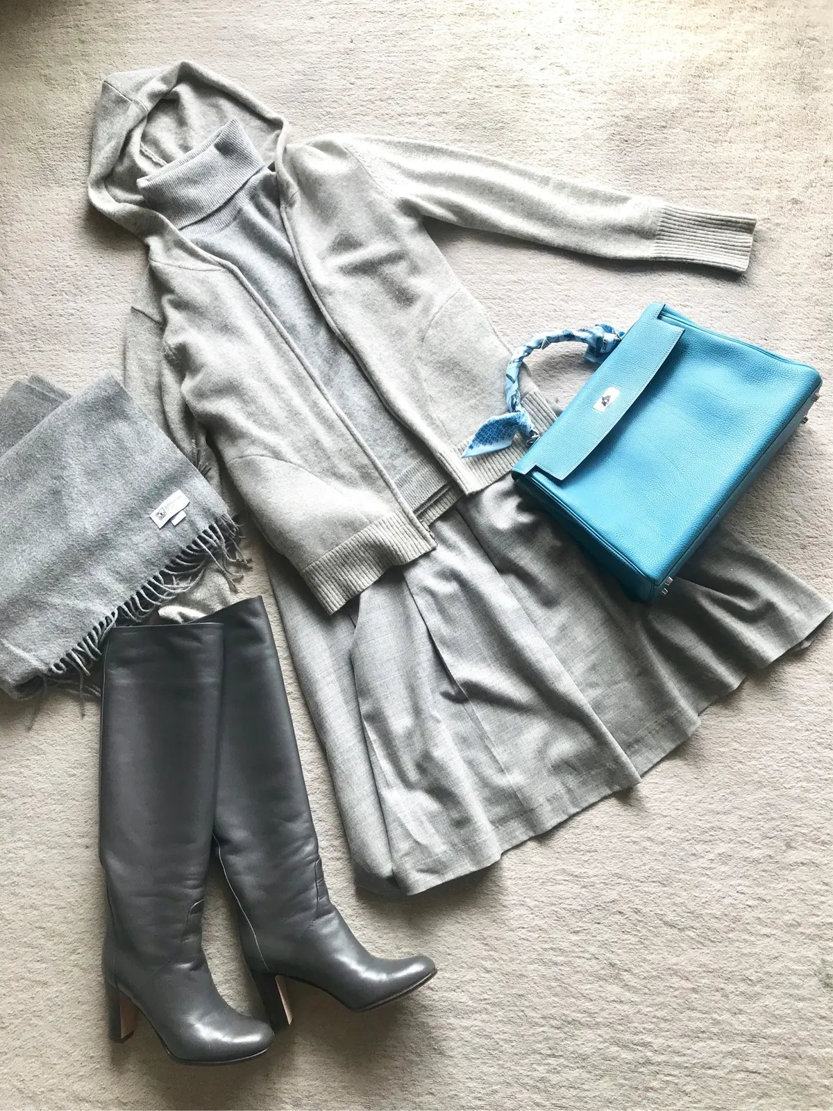 カシミアストールでぬくぬく幸せコーデ♪の画像_2