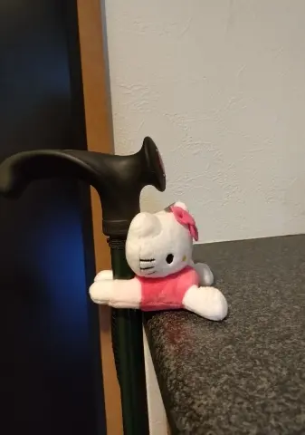 キティちゃんの杖ホルダー