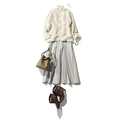 【50代 ファッション】肌寒い時季から春の画像_34