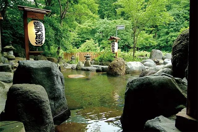 目に優しい温泉で、親へのいたわりを