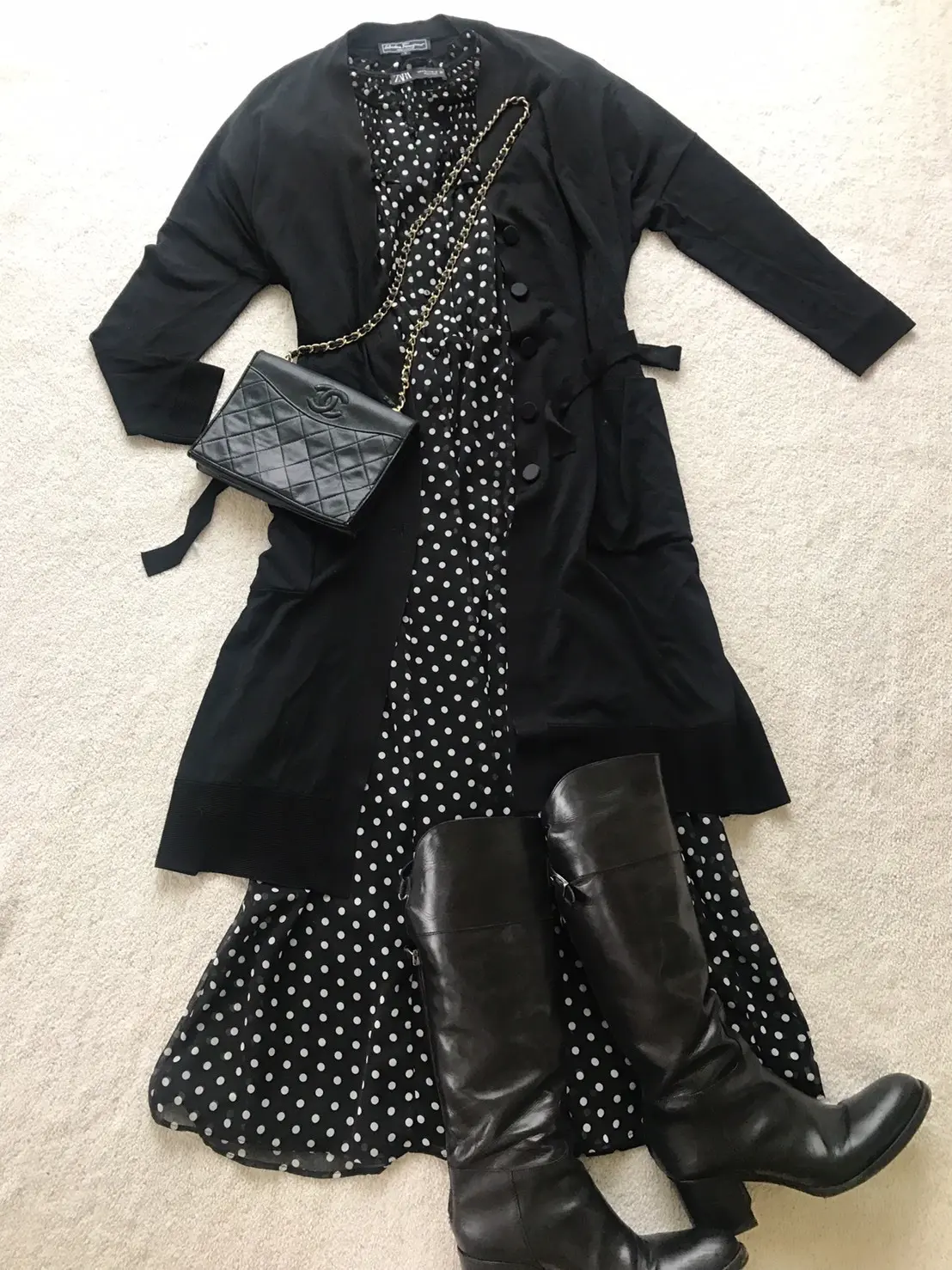 ワンピース＋ロングブーツで秋コーデの画像_1