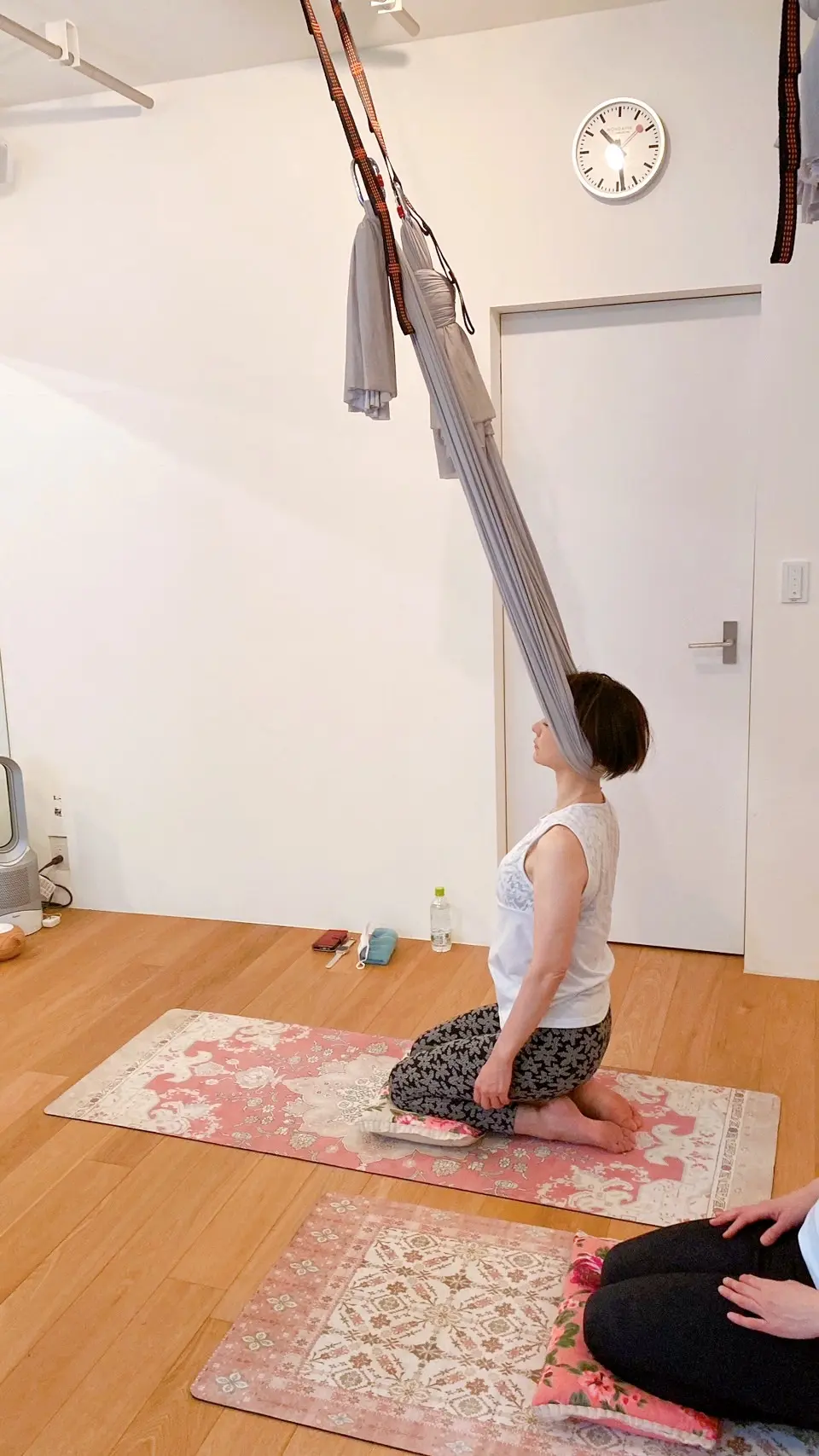 エアリアルヨガに初挑戦の画像_3