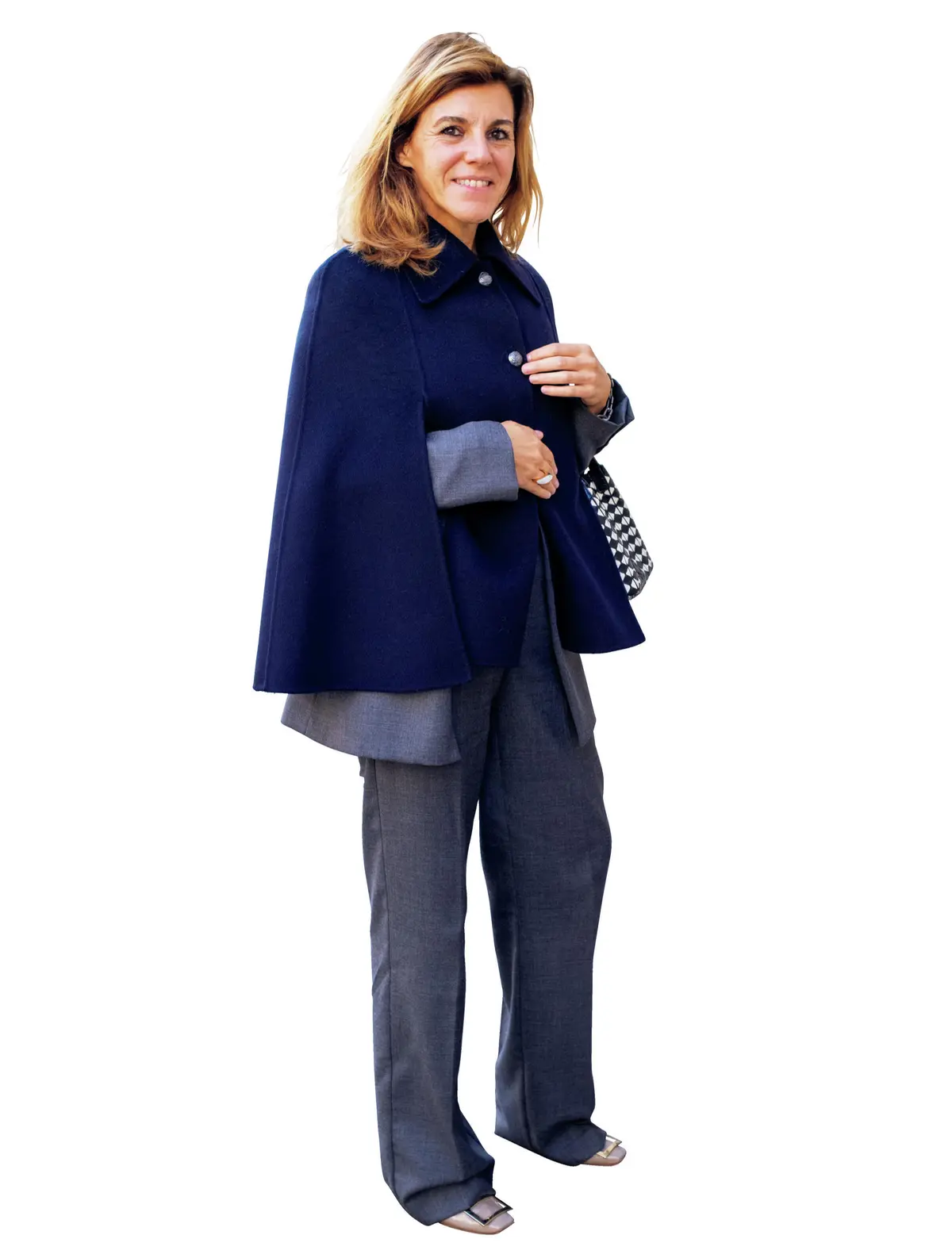 ミラノ「モンテナポレオーネ地区」でキャッチ！ イタリアマダムのリアルなお出かけスタイル【海外ファッションSNAP】 パオラ ブランド最高財務責任者