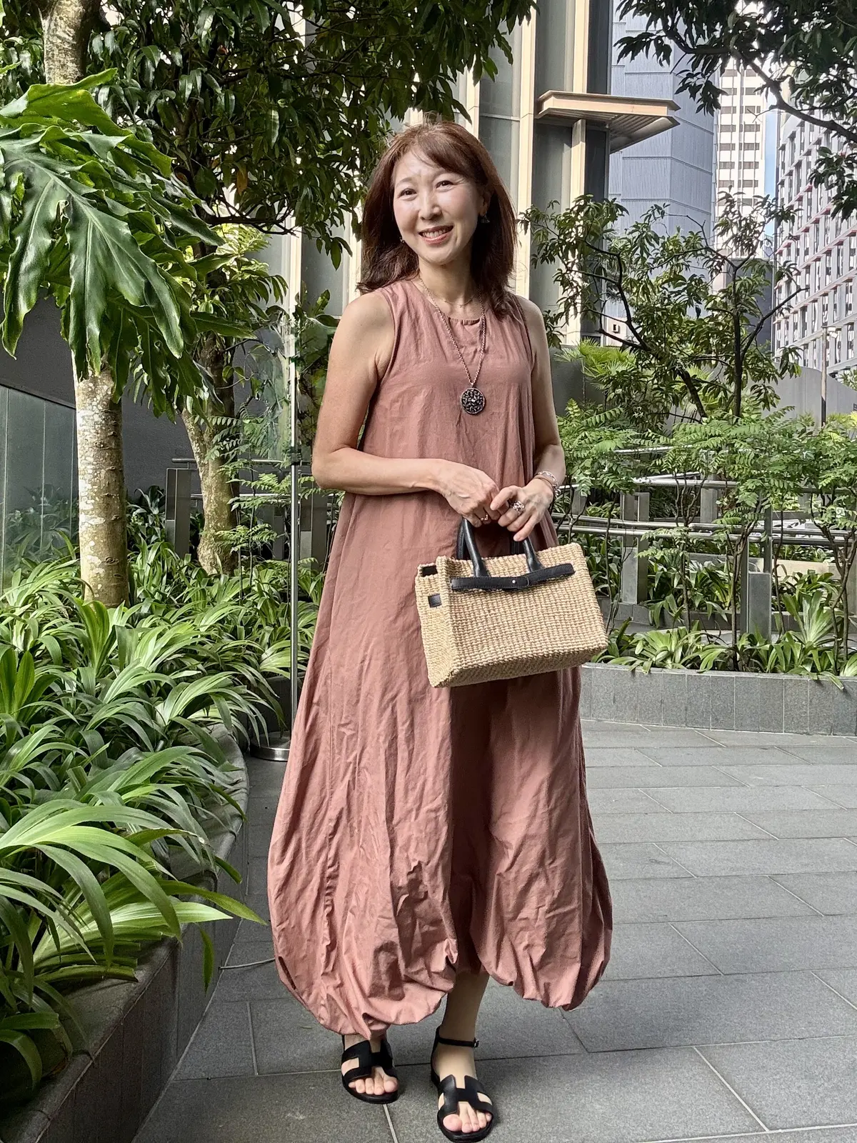 バルーンワンピース　カゴバーキン