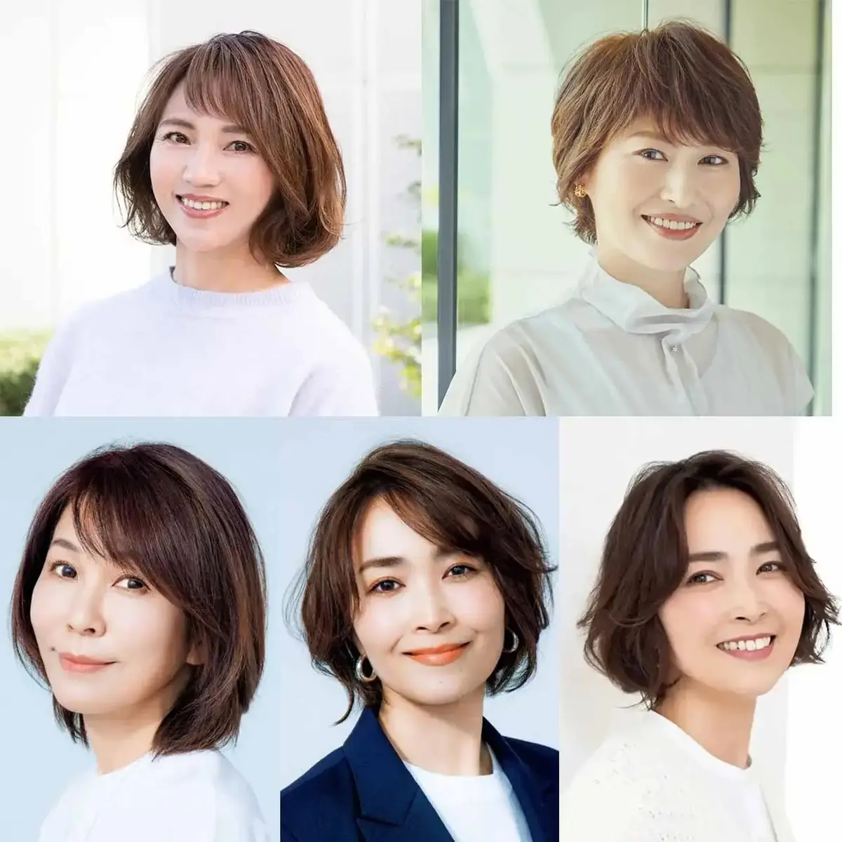 【50代におすすめのヘアスタイル・髪型カタログ】髪型を変えて脱おばさん！ショート・ボブ・ミディアム・ロング別