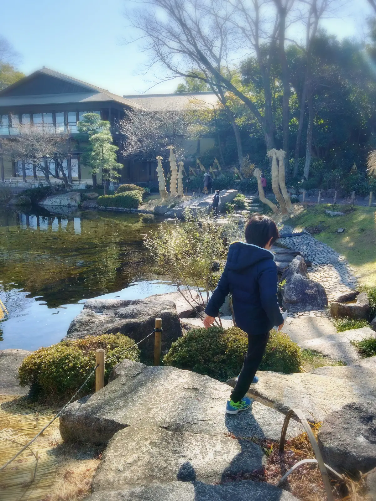 新年のご挨拶、名古屋、徳川園、蘇山荘、あんみつ、和カフェ、甘味、40代ファッション、スローブイエナのチェスターコート