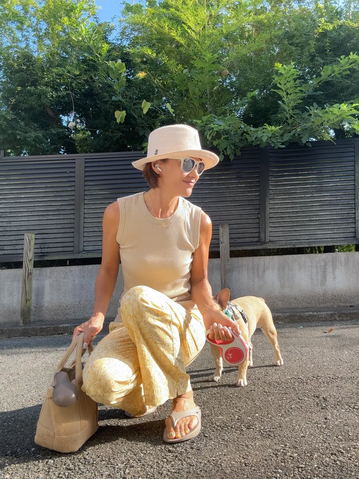 【ユニクロワンピ】でお散歩へ！愛犬と楽しの画像_4