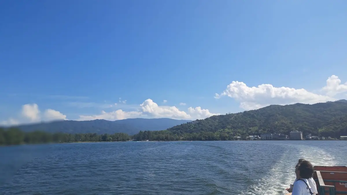 観光船から見た風景