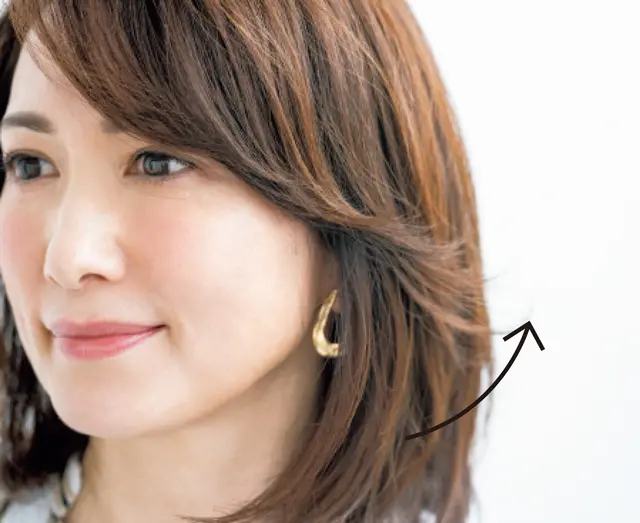 丸みフォルムで女らしく