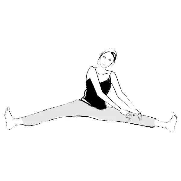 股関節ストレッチを