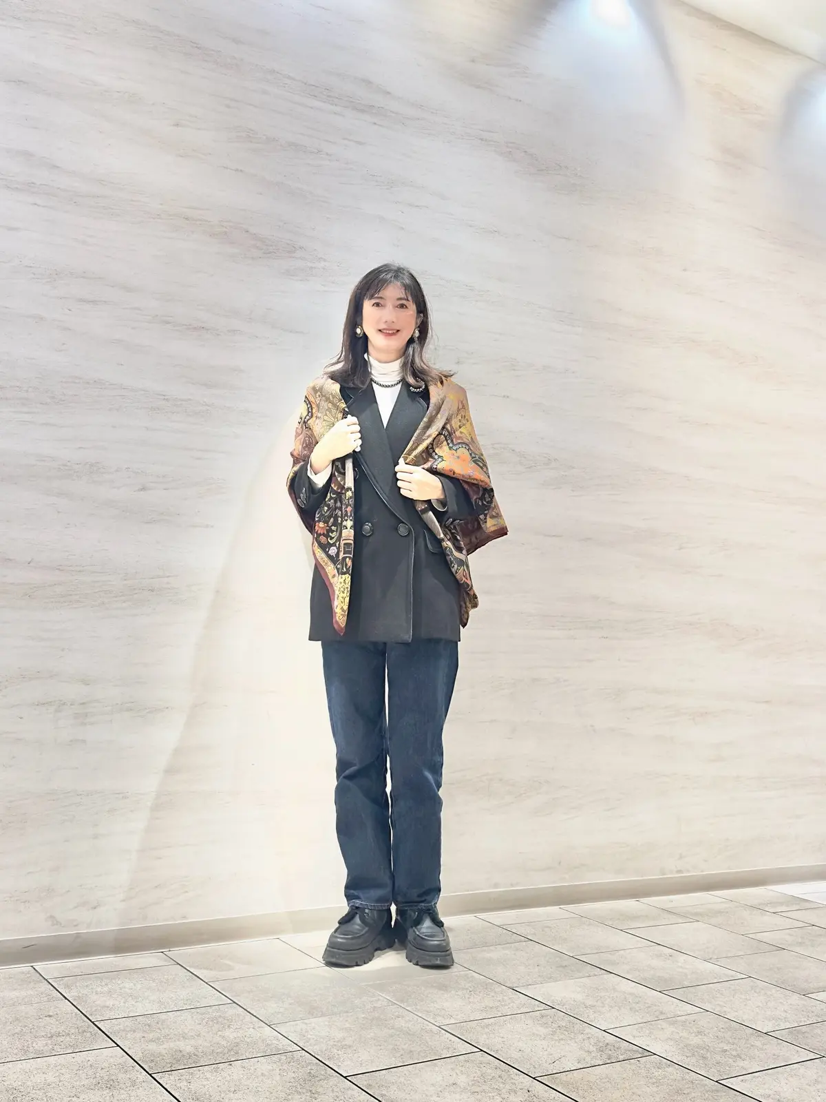 オールブラックコーデでBAKERY PEの画像_1