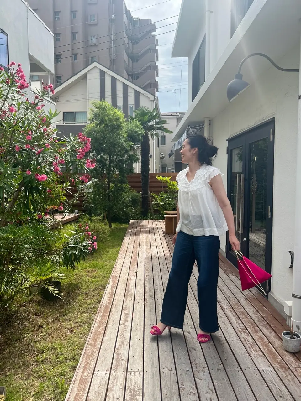 心ときめく桃パフェ♡コーデはピンク小物をの画像_11