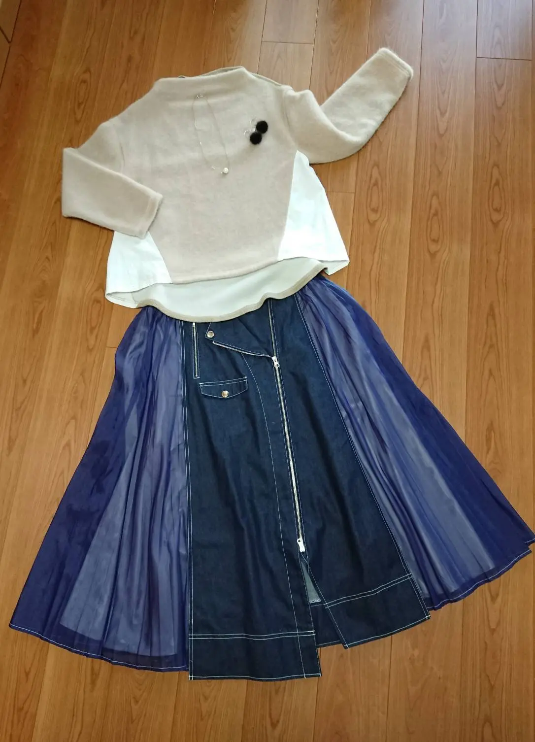 今回着用したコーデ