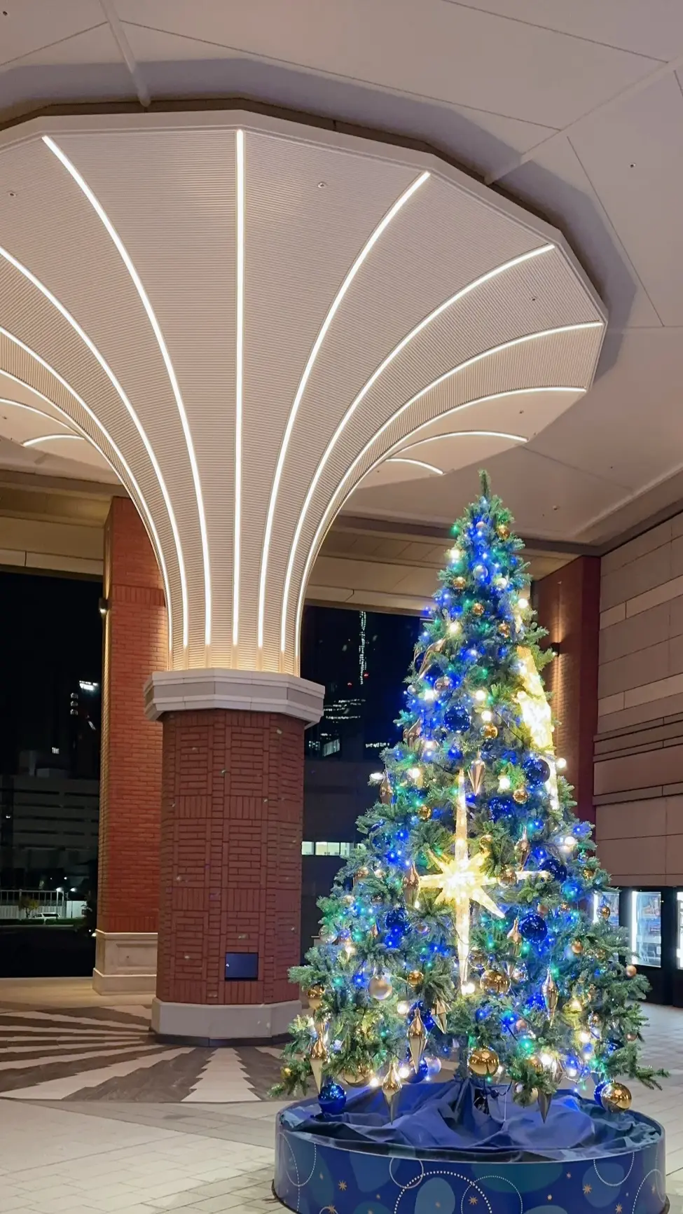 ミュージックテラスのクリスマスツリー