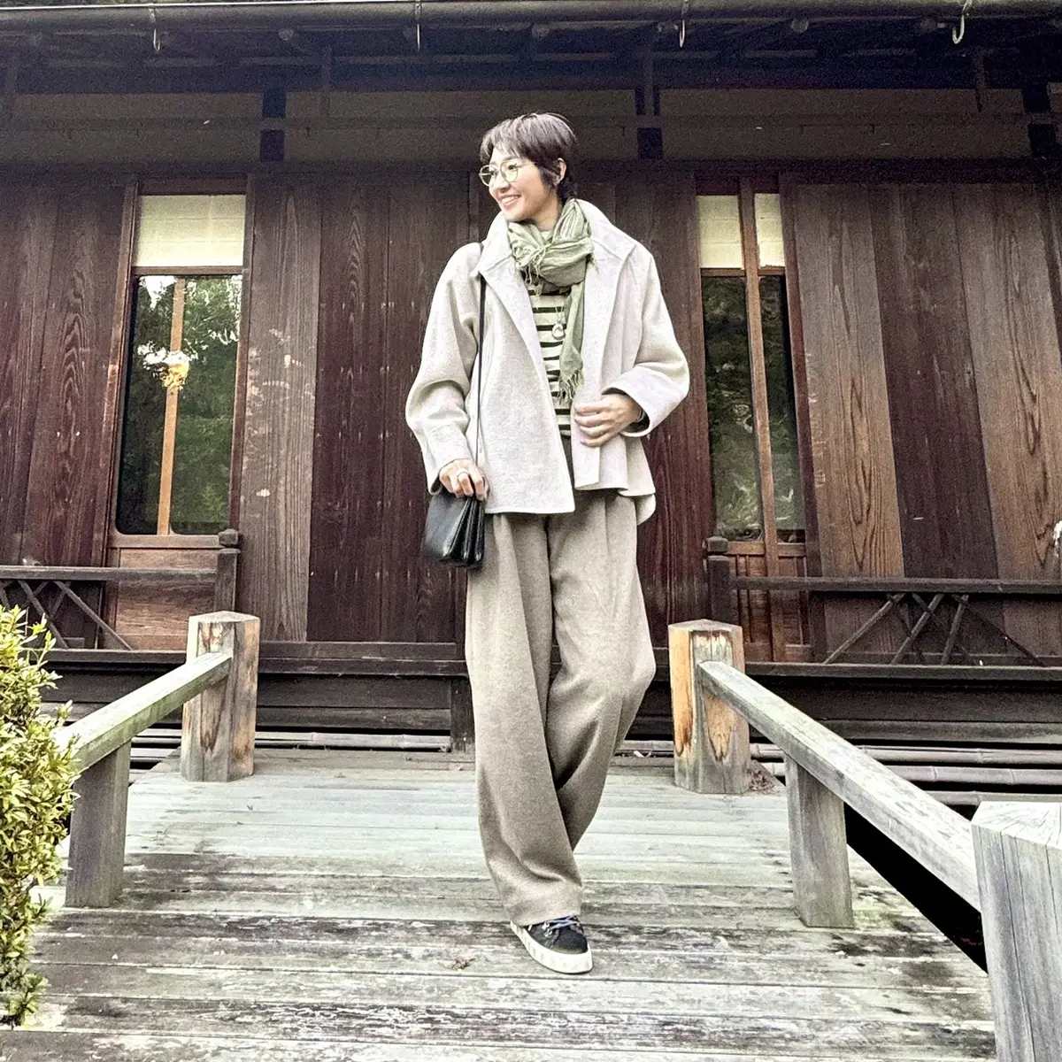 熱海旅行初日コーデ