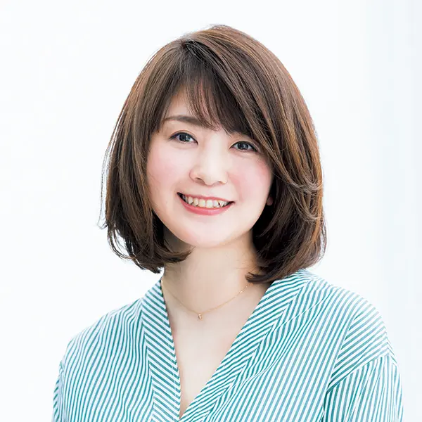 ゆるいひし形で丸顔をコンパクトに“すっきり印象ボブ”【いいことづくめの涼感ボブ②万能ひし形ボブ】