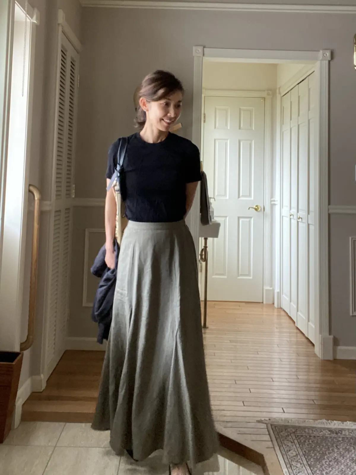 視線が集まる！アラフィーおしゃれブロガー『春のスカート』コーデ