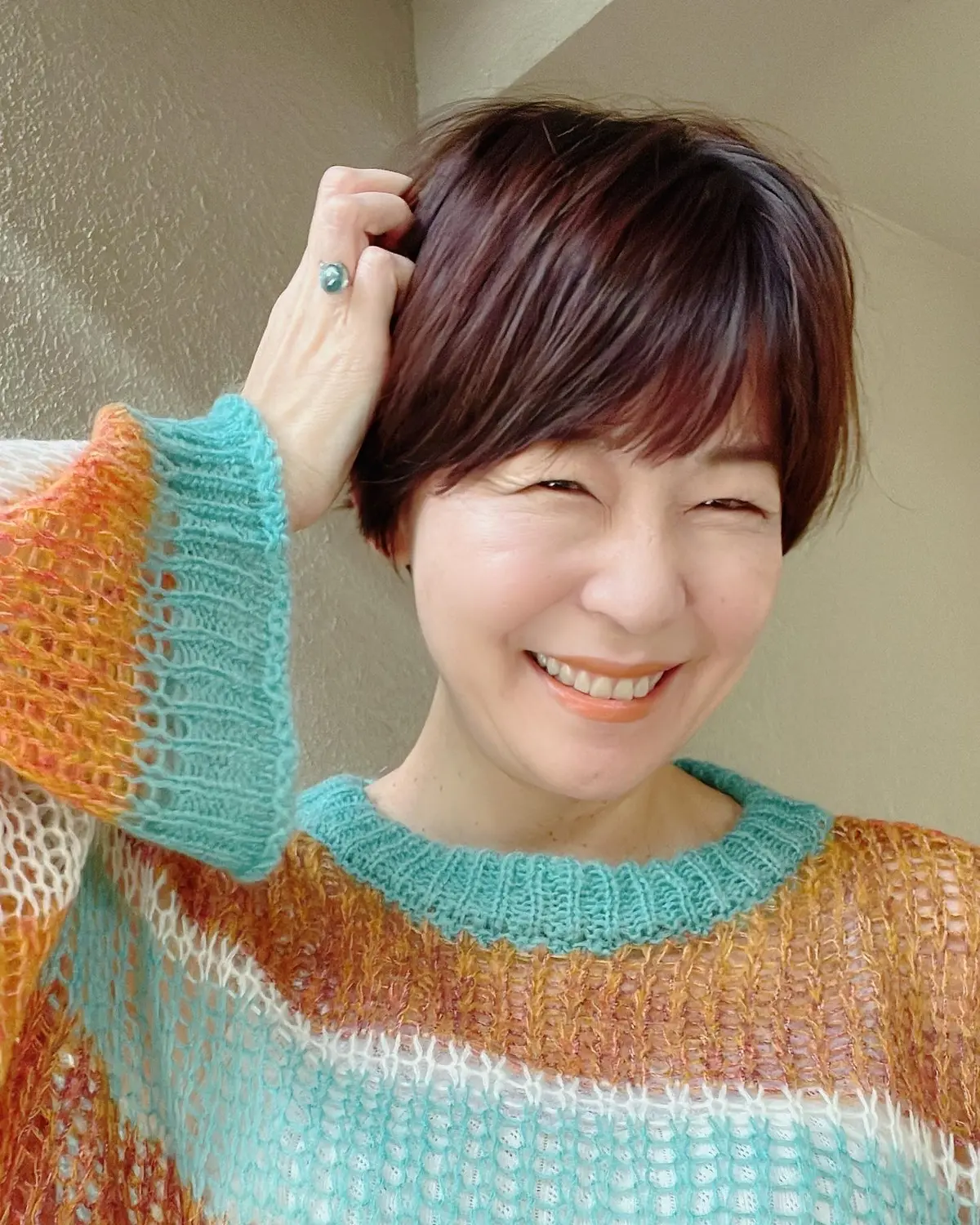 いつもと違うショートヘアを楽しんでますの画像_1