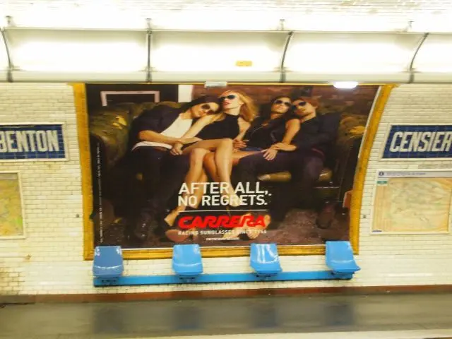 paris　パリ　巴里　パリ旅行　地下鉄　メトロ