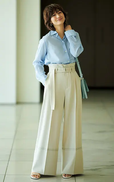 富岡佳子が着こなす【リッチベージュ】３系の画像_6