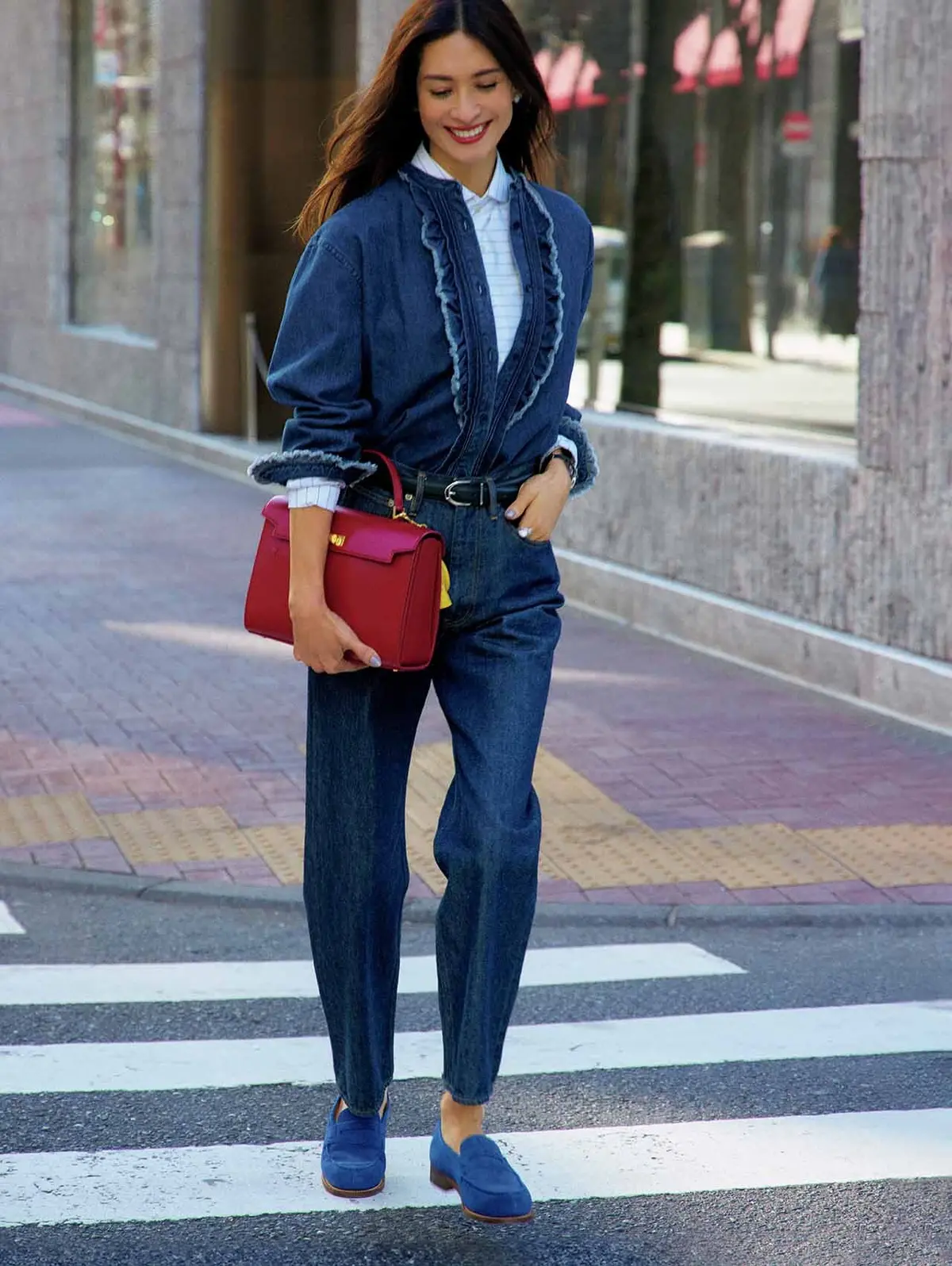 進化形のデニムオンデニム。 いつも冒険を忘れない マチュアで魅力的な人