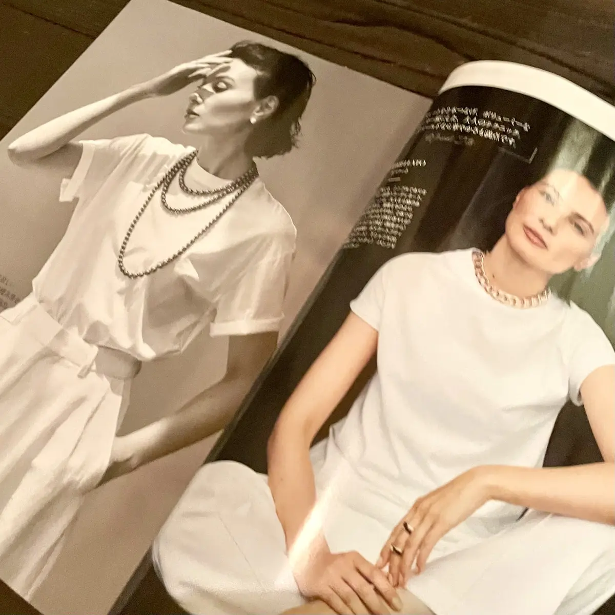 エクラ7月号、P２８とP２９