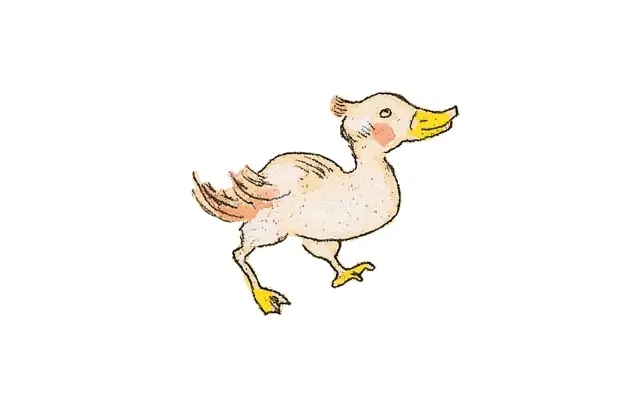 山本容子さんの版画：アヒル